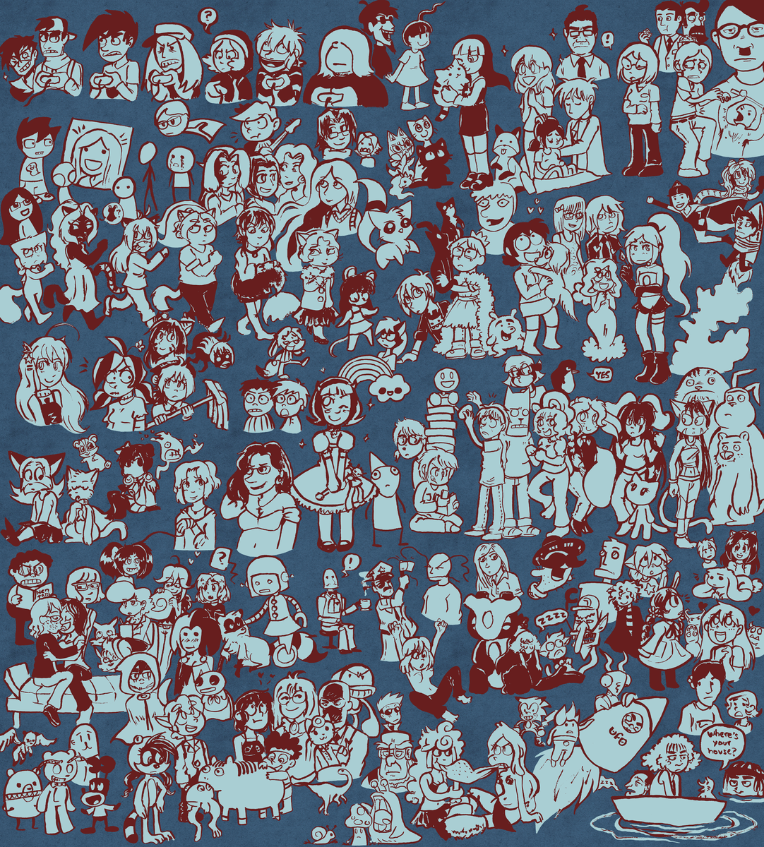 「the webcomics culture was so different b」|Veronica Veraのイラスト