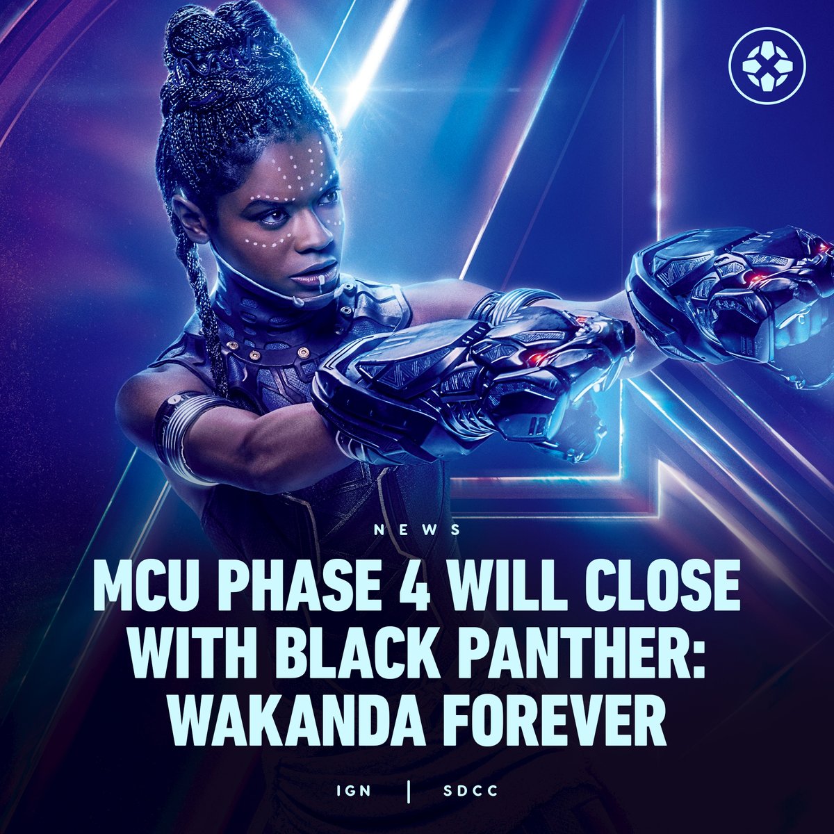 IGN's tweet photo. Marvel Studios head Kevin Feige has confirmed that She-Hulk and Black Panther: Wakanda Forever will conclude Phase 4 of the Marvel Cinematic Universe. #SDCC https://t.co/RwRTGataZT https://t.co/GcOiLP4Y2M