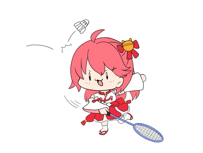 バドミントンのtwitterイラスト検索結果