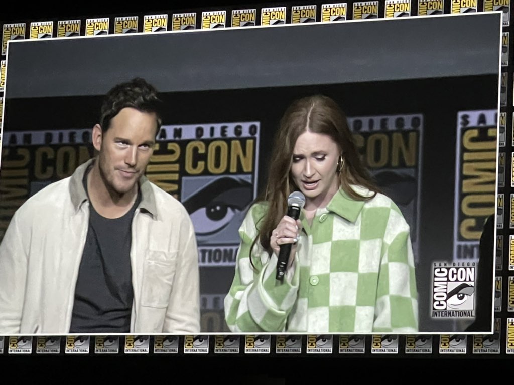 The funny and lovely <a href="/karengillan/">Karen Gillan</a> sharing how it’s been to be a part of this #MarvelSDCC #SDCC