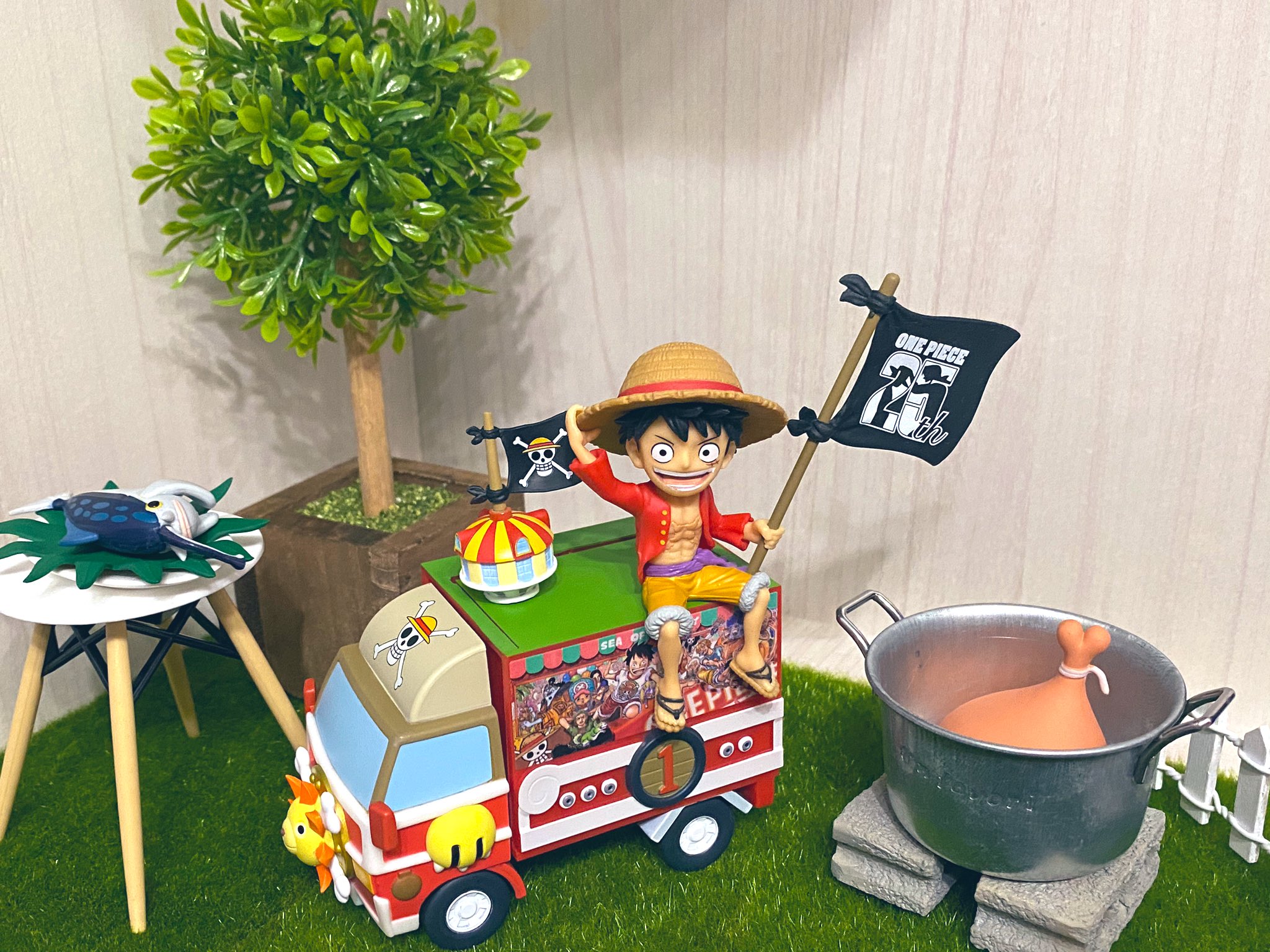 Meet the ONE PIECE ワーコレ（サニー号トラック&ルフィ Meet