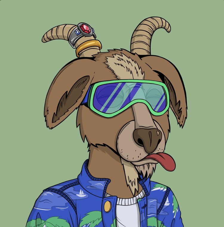 yokodude1's tweet image. 4 of the greatest nft ever @GreatGoatsNFT
