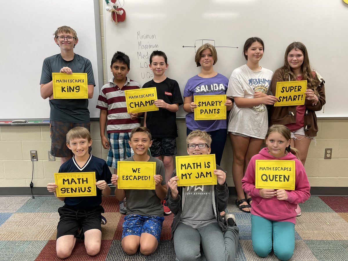 astambaugh8's tweet photo. This week we wrapped up Math Camp #PHMS. We had a great time doing escape rooms &amp; running a cupcake shop!!  Who says math can’t be fun!!  
#313proud https://t.co/4nUP3jTiXO