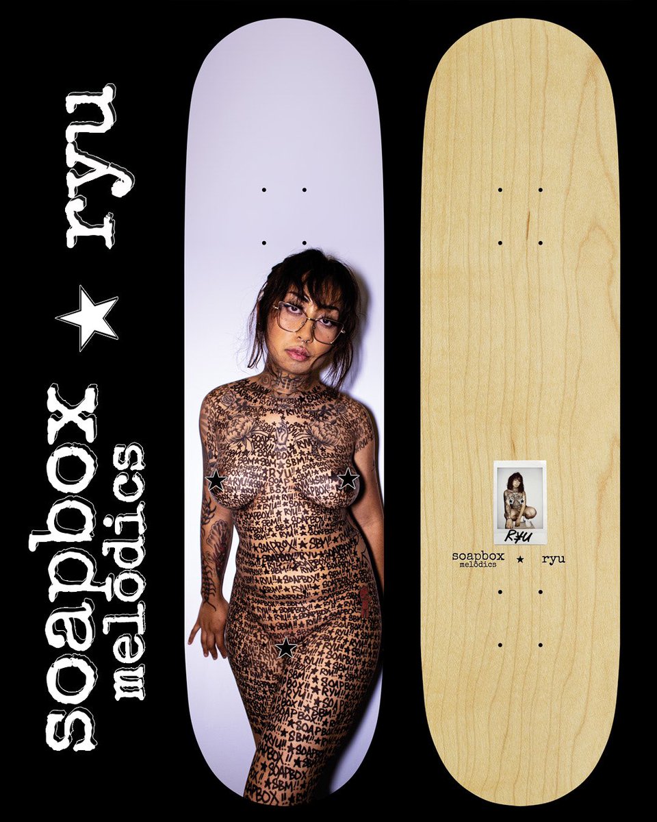 SoapboxMelodics's tweet photo. ryu "inked" skateboard https://t.co/Z7BSb0SGqA