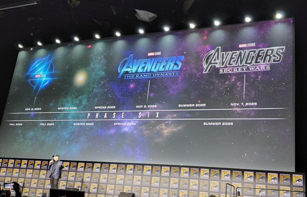 IGN on X: AVENGERS: THE KANG DYNASTY AND AVENGERS: SECRET WARS WILL CLOSE  OUT MARVEL STUDIOS PHASE SIX!!!!!! #SDCC  / X