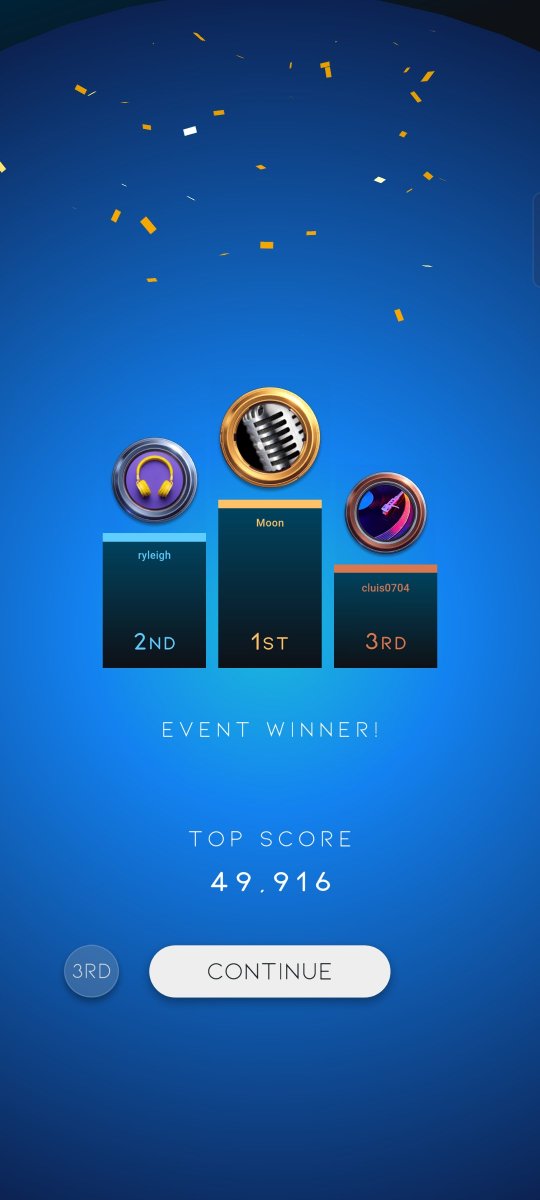 ChristoperLuis1's tweet photo. @playbeatstar And 3rd winner again for yesterday's game with "Starving" song 🎉 https://t.co/csyPfW38mj
