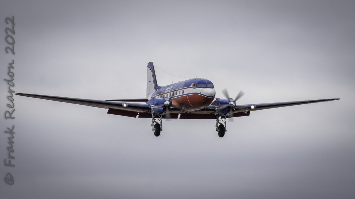 FrankReardon1's tweet photo. Landing in #Iqaluit #Nunavut a 1944 Douglas DC-3 BT-67 #CGEAJ by #ALCI Aviation Ltd Serial# 14675 on JUL.23.2022 #YFBSpotters #DC3T https://t.co/QUnTLp5ps2