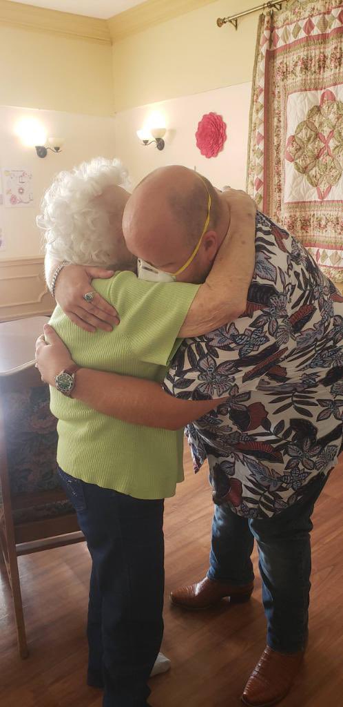 StevenS26897114's tweet photo. I visited my Grandma, who has #dementia. It’s hard 😔. But that sweet, loving demeanor she had growing up wasn’t a grandma front. She didn’t know who I was today yet showed so much love to who she thought was a stranger. We could learn something from someone who’s mind is lost. https://t.co/7WMTLHW9uh