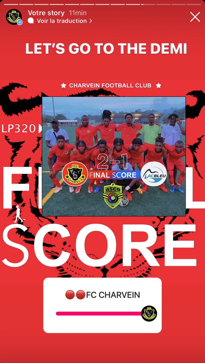 FC CHARVEIN tweet media