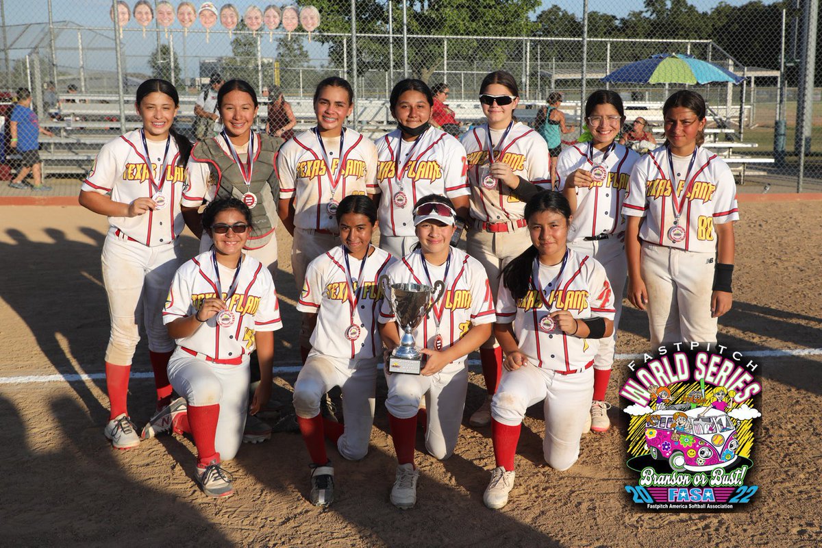 🥎🏆Congrats to Texas Flame 14U Futures for placing🥉at The FASA World Series!! Way to go!💫🌟