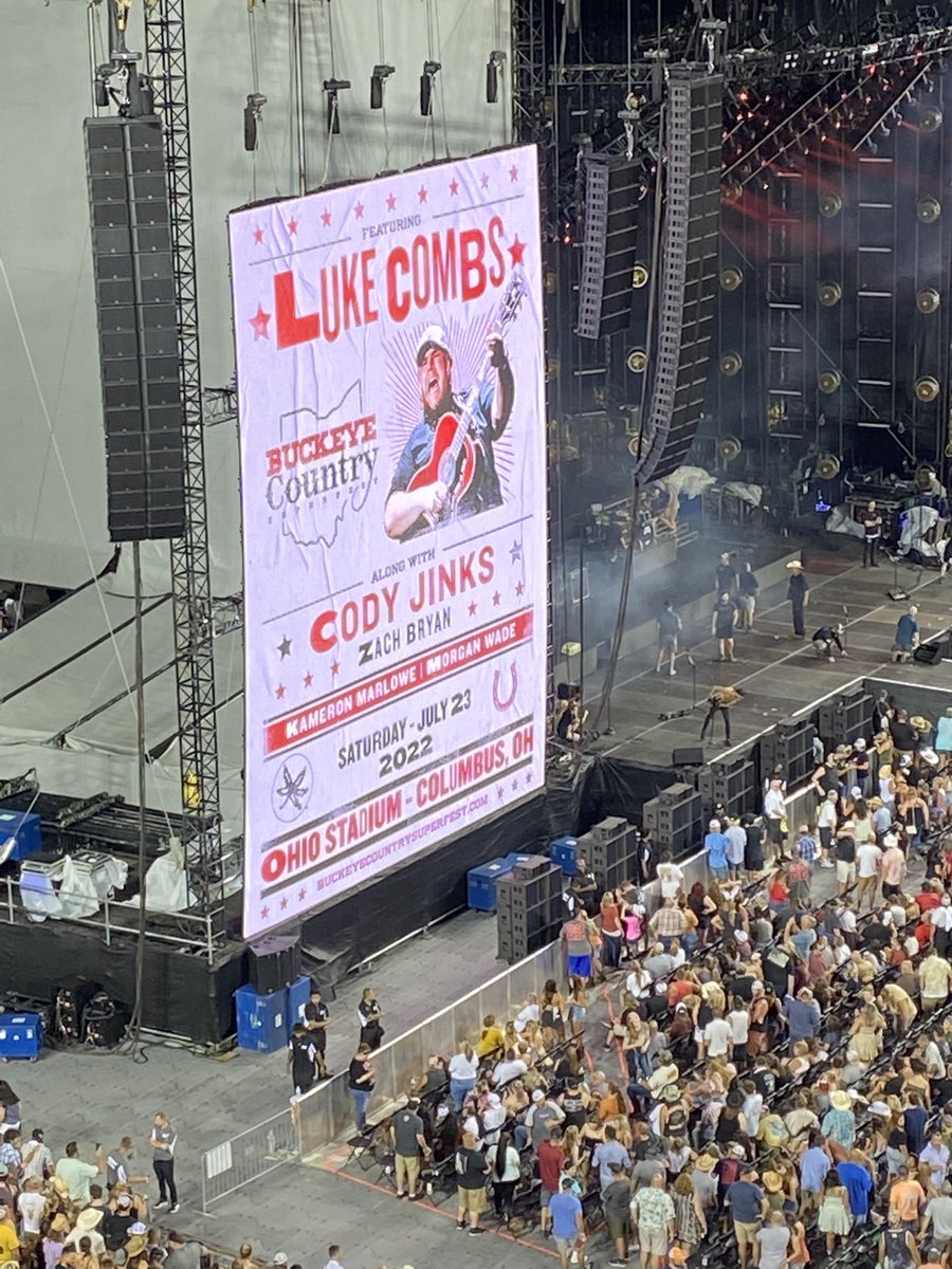 T-minus 14 minutes until <a href="/lukecombs/">Luke Combs 🎤</a>!! <a href="/buckeye_fest/">Buckeye Country Superfest</a> <a href="/DanielAug6/">Daniel Aug</a> <a href="/BradyStokes09/">Brady Stokes</a> @MrsScalfMHS 💗🎻🎤🎹🎸