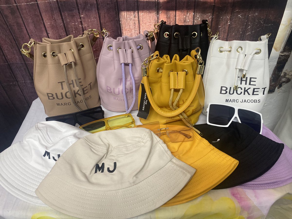Marc Jacobs bags on sale for $75 comes with bucket hat and shades😊 WhatsApp 4383550 to get yours today