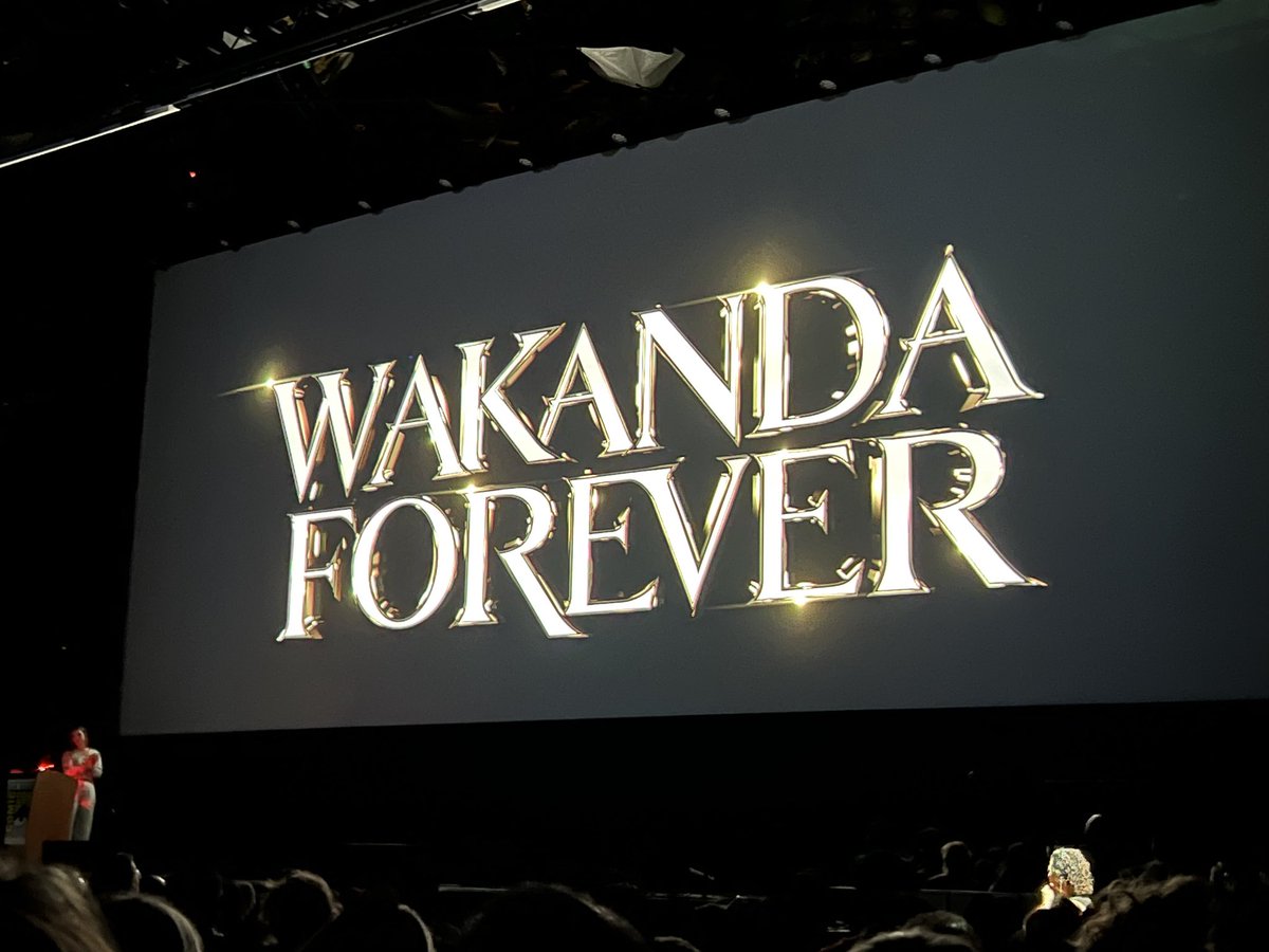 IGN's tweet photo. The trailer for Black Panther: Wakanda Forever closes out Marvel Studios’ Hall H panel. #SDCC https://t.co/GXFBqfPvYQ