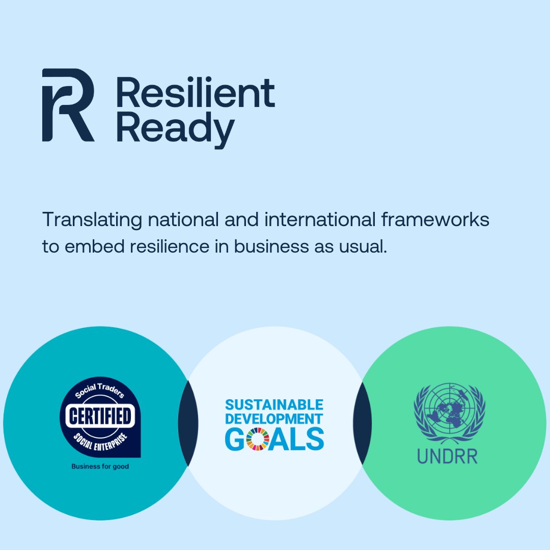 A Resilient Ready organisation does everyday business better, so they are able to adapt and thrive through disruptions with minor impacts on their people and operations. 

 #resilientready #doingdisastersdifferently #disasterresilience #businesscommunity #socialenterprise