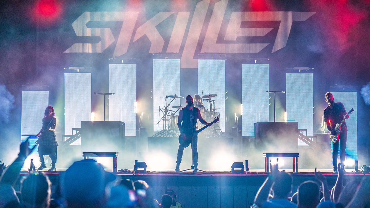 Kings Island on Twitter "Christian rock band Skillet rocked out