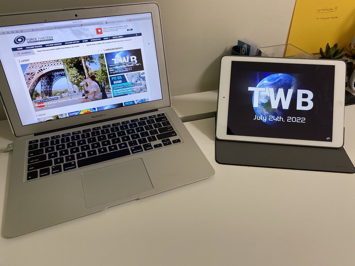 CycloneTrackOZ's tweet photo. Keeping up to date on the latest #tropics news… Sunday style!
Appreciate the updates and bulletins @ForceThirteen https://t.co/8FlFGgOzGO