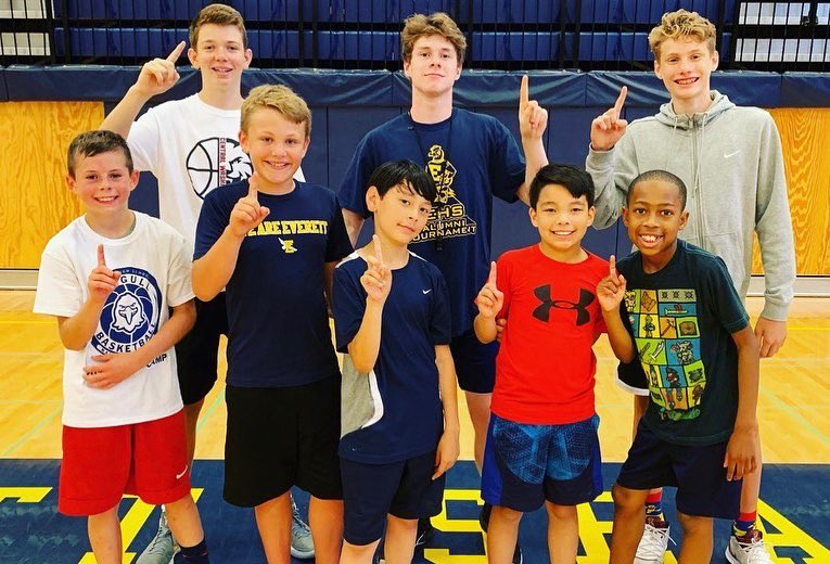 SeagullHoops's tweet photo. 2022 Seagull Hoop Camp starts Monday! See if you can spot some current Gulls back when they were campers๐๐ Still taking reservations; weโre creeping on 100 hoopers at this point! Registration link is below in the comments. #JourneyBasedWork #TheSeagullWay https://t.co/McGYjtgDtK