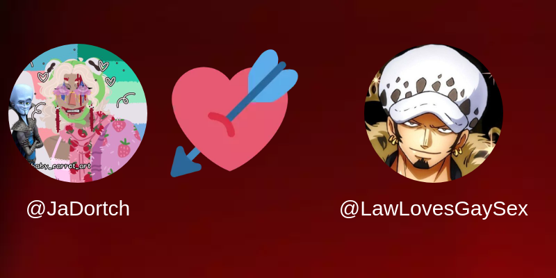 My Twitter Crush is: @LawLovesGaySex

Find yours at funaroundy.me/twittercrush?g…

⠀