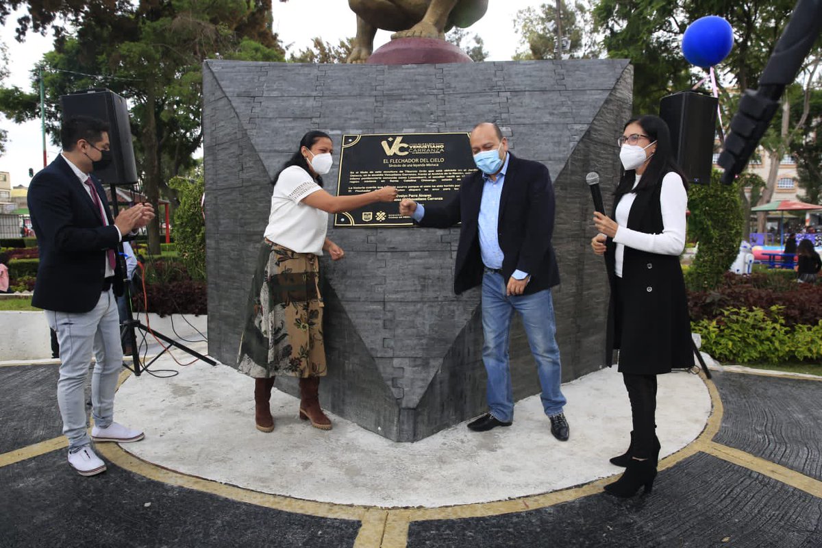 evelyn_parraA's tweet image. ¡Es un gran día y estamos muy content@s! 
Hoy entregamos dos hermosos y renovados espacios para que las familias de @A_VCarranza convivan, se ejerciten, disfruten de la cultura y más: los parques Aguascalientes y Oaxaca. 1/3