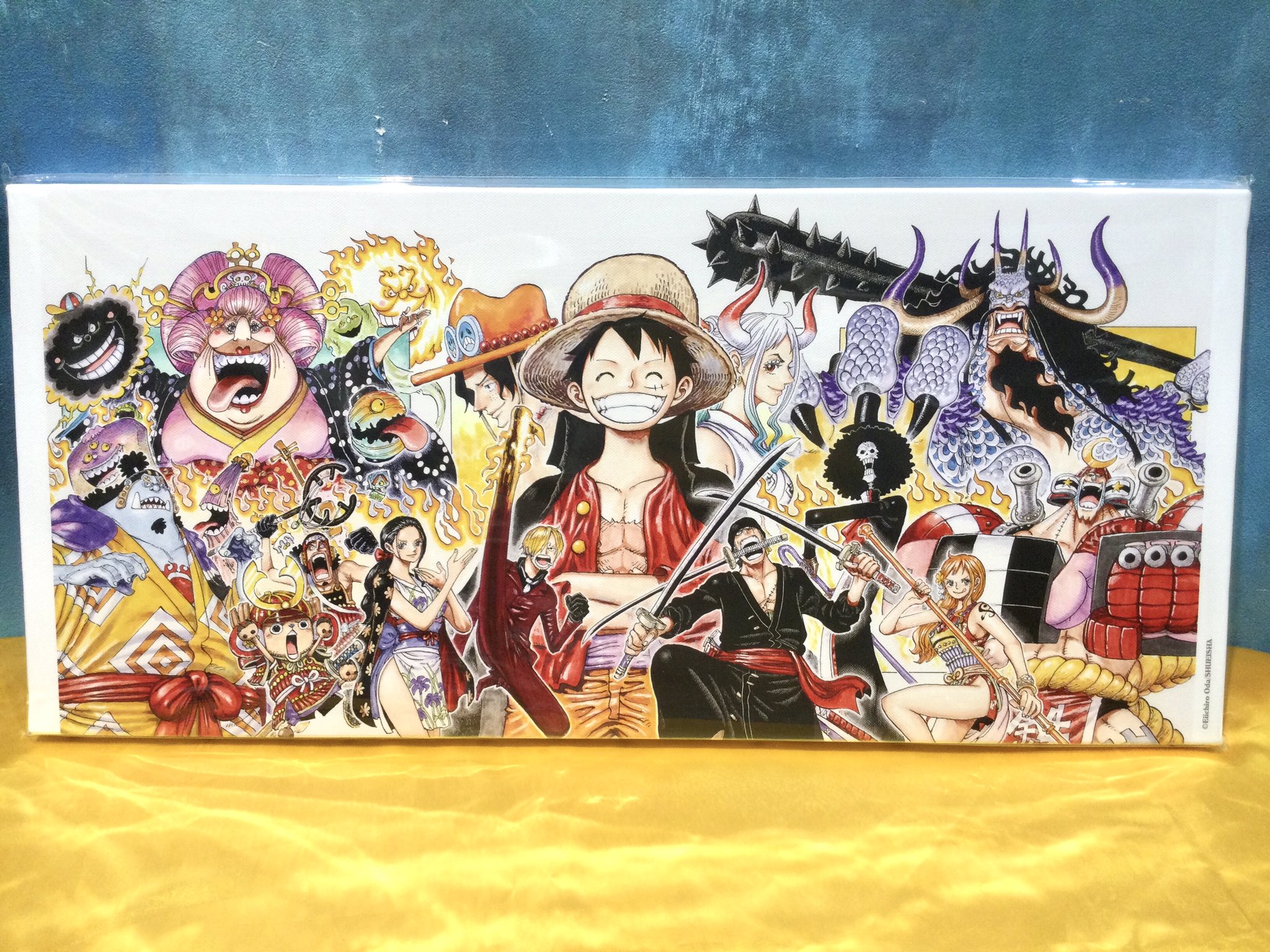 新品】『ONE PIECE』フルカラーアートボードつながる表紙イラスト