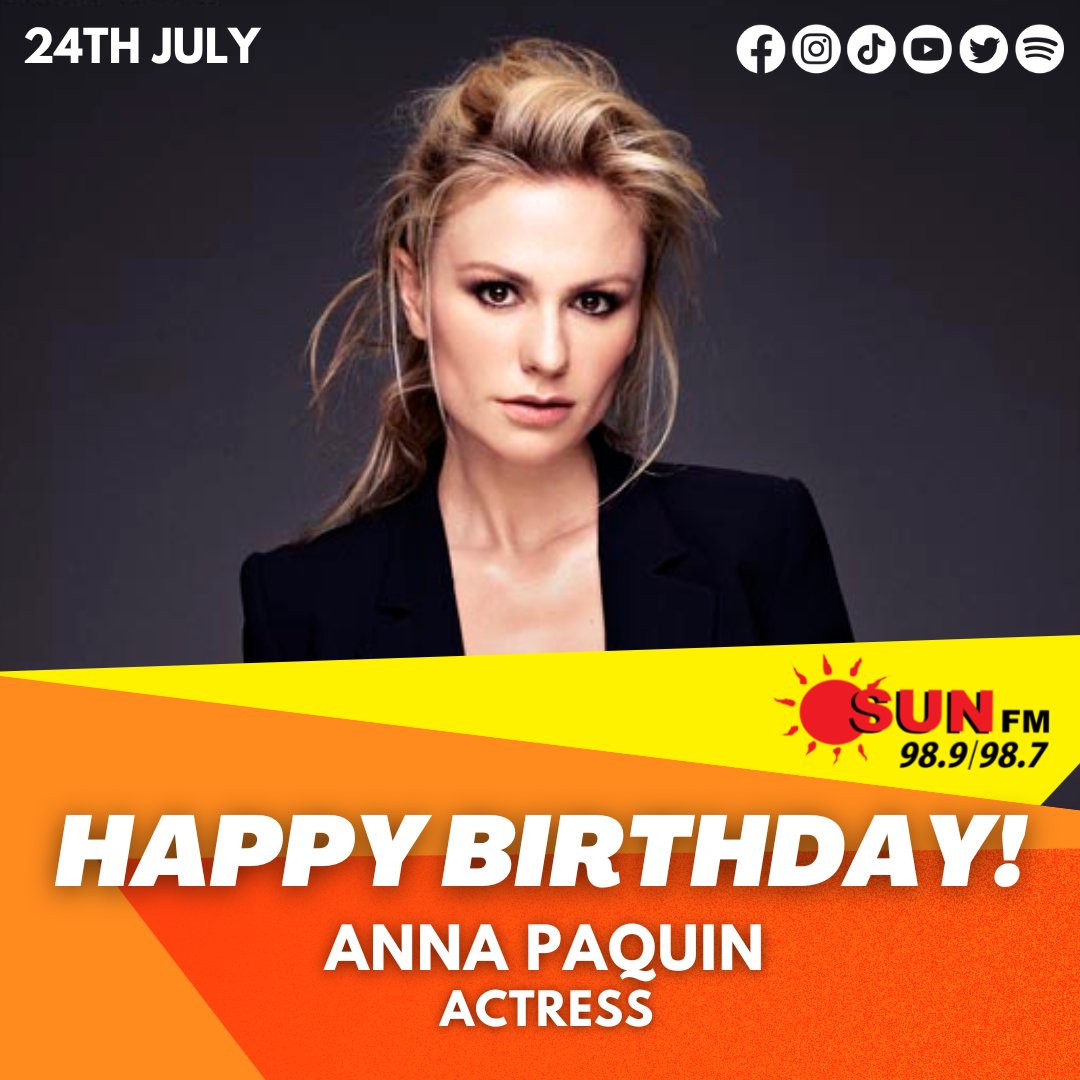 Happy Birthday Anna Paquin!  