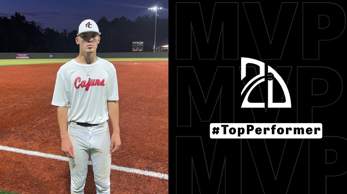 ⭐️ #TopPerformer ⭐️

Dillion Dronet: 4 2/3IP, 7K, 4H

Summer Team: Acadiana Cajuns 18u

<a href="/2DsportsLA/">2D Sports Louisiana</a>
#LaWBFinale