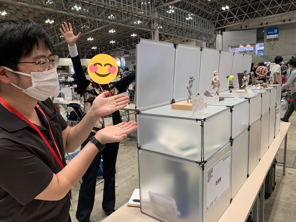 CD_figure's tweet photo. ワンダーフェスティバル2022夏に出展中！
キャラクターデザイン領域3年生の有志が、この日のためにコツコツとフィギュア(ガレージキット)を制作してきました！
みんな完売できるように頑張ります！
#嵯峨美 #キャラクターデザイン領域 #WF2022S #WF2022夏 #フィギュア https://t.co/zx55CANbQc