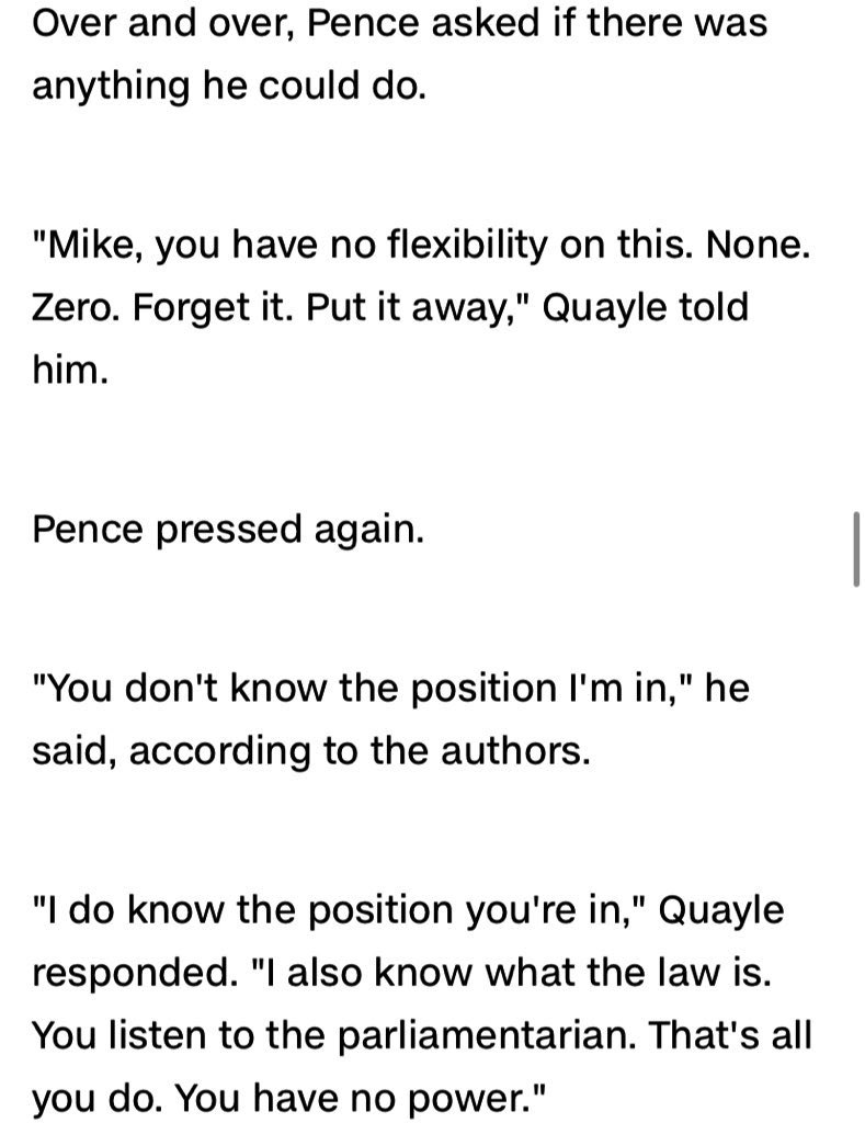Kaylan_TX_'s tweet photo. @DrGJackBrown @Mike_Pence For the rest of my life, I’ll never forget that Dan fucking Quayle saved democracy. Never https://t.co/794NqOVnRr