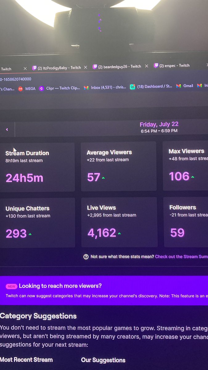 ProformaI's tweet image. W 26 hour stream! I truly Appreciate everyone so freaking much that support and show the love DAILY! ProGang On Top 🤟🏻❤️ See y’all tomorrow! ❤️ #BiggestGrinder #V12 #ProGang