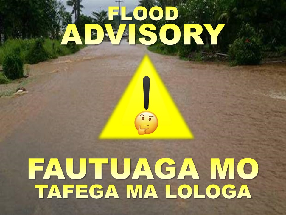 A Small Stream Flood Advisory is in effect for Tutuila and Aunu'u until 6 PM SST this evening. There are no advisories in effect for the Manu'a Islands at this time. forecast.weather.gov/showsigwx.php?…