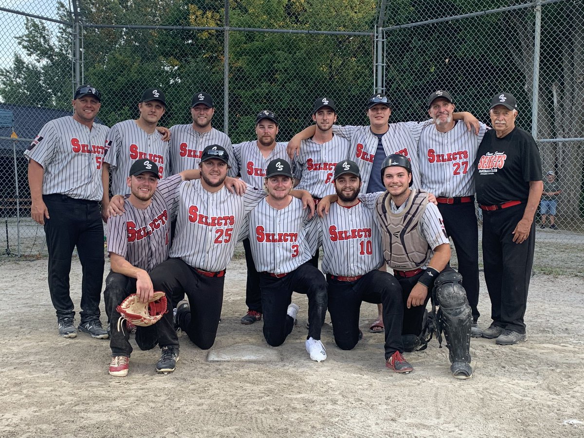 Selects beat the Uhthoff Nationals in the Vasey Countrymen tournament finals. Bats got hot, Zettel throws perfect game, the Vasey boys showed incredible hospitality. Thanks for a great weekend, we aim to entertain #Hummm