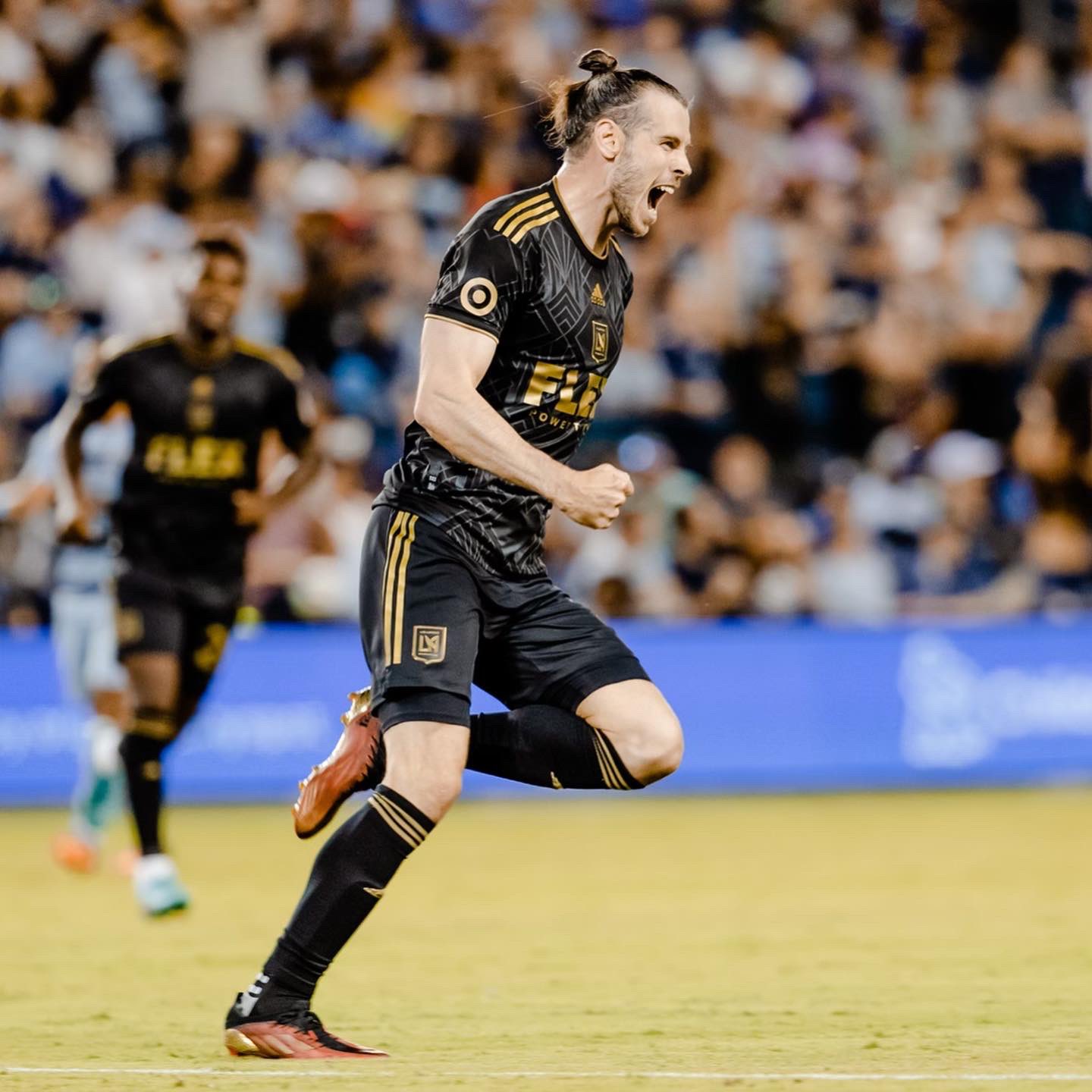 Gareth Bale scores his first goal for LAFC as he helps the MLS side win Sporting KC 2-0