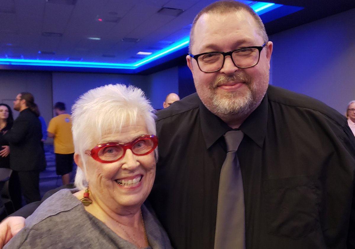 metal_d715's tweet photo. More pics from this weekend's festivities... @TNTHOF @Killerbee1B @BaronClawFilm @trishstratuscom @wrestlingmuseum #tnthof https://t.co/cxLZQTMeZI