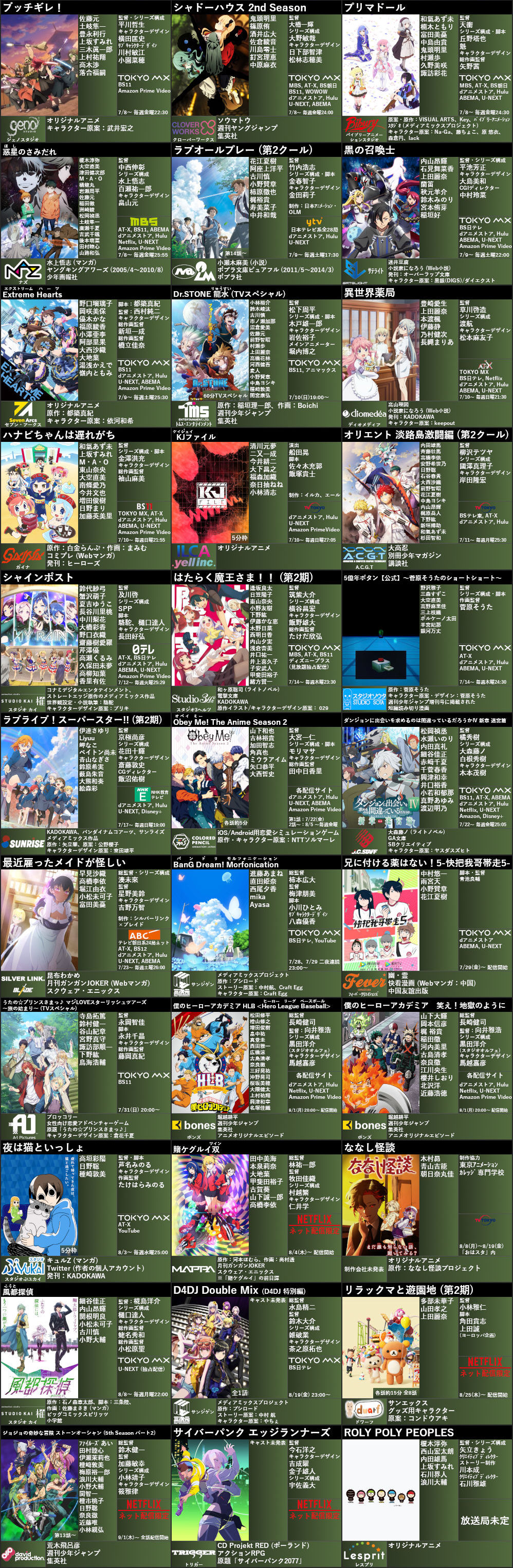 秋アニメ一覧 Twitter Search Twitter