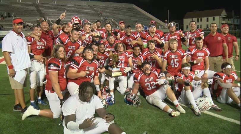 Ohio wins the 2022 Rudy Mumley <a href="/OVAC_Sports/">O.V.A.C</a> All-Star Football Game, 33-15.  Outscored WV 26-0 in the 2nd half after trailing 15-7.  
Highlights and postgame reaction soon on <a href="/WTOV9/">WTOV NEWS9</a> !!
