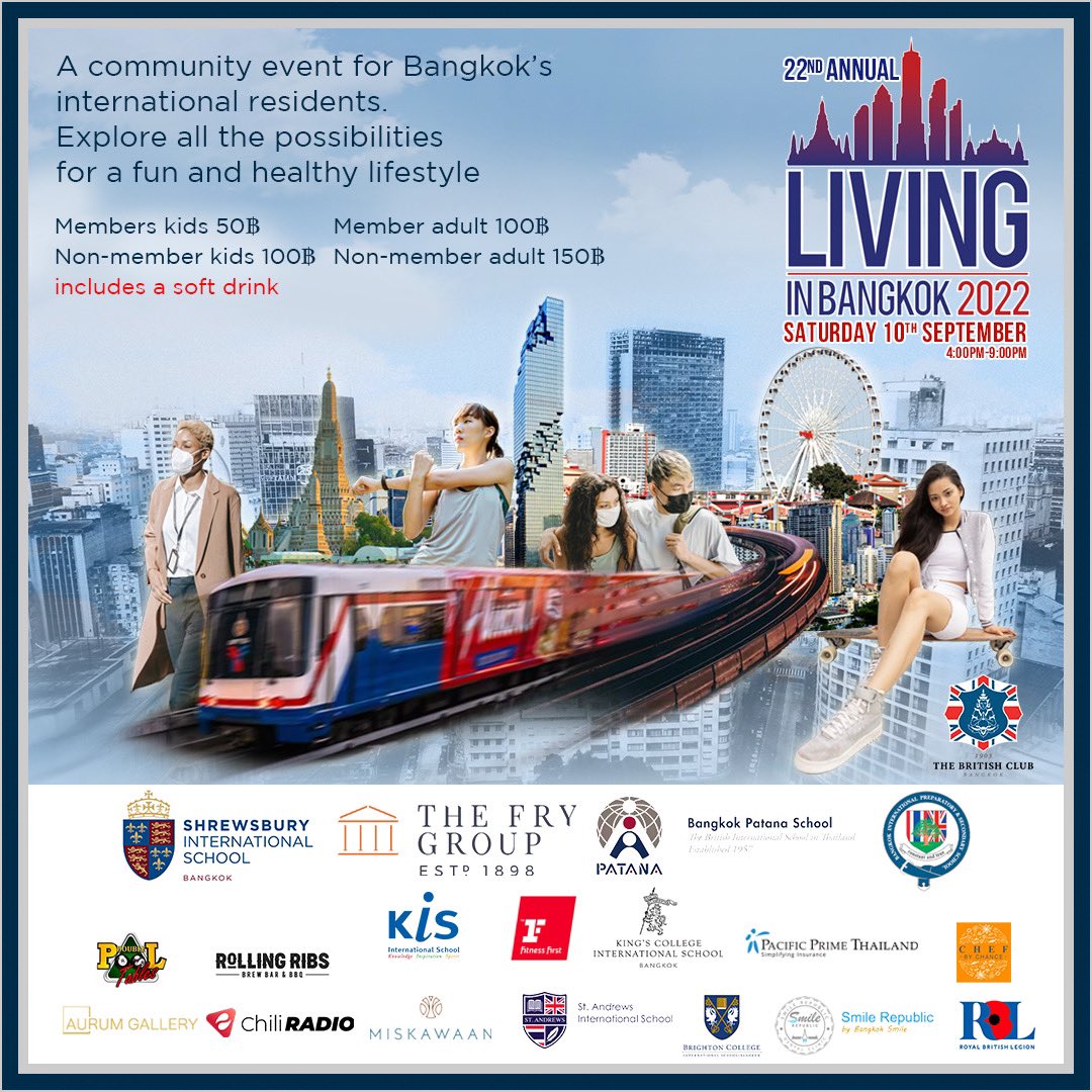 BritishClub1903's tweet photo. This years Living in Bangkok is starting to take shape! To become a vendor contact us via https://t.co/ngL4uArwoH #LIB22 #britishclubbangkok https://t.co/c2nznTzcc5
