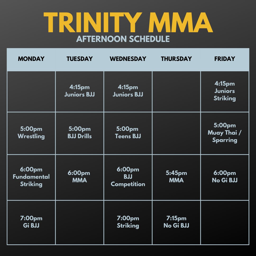 Trinity MMA tweet media