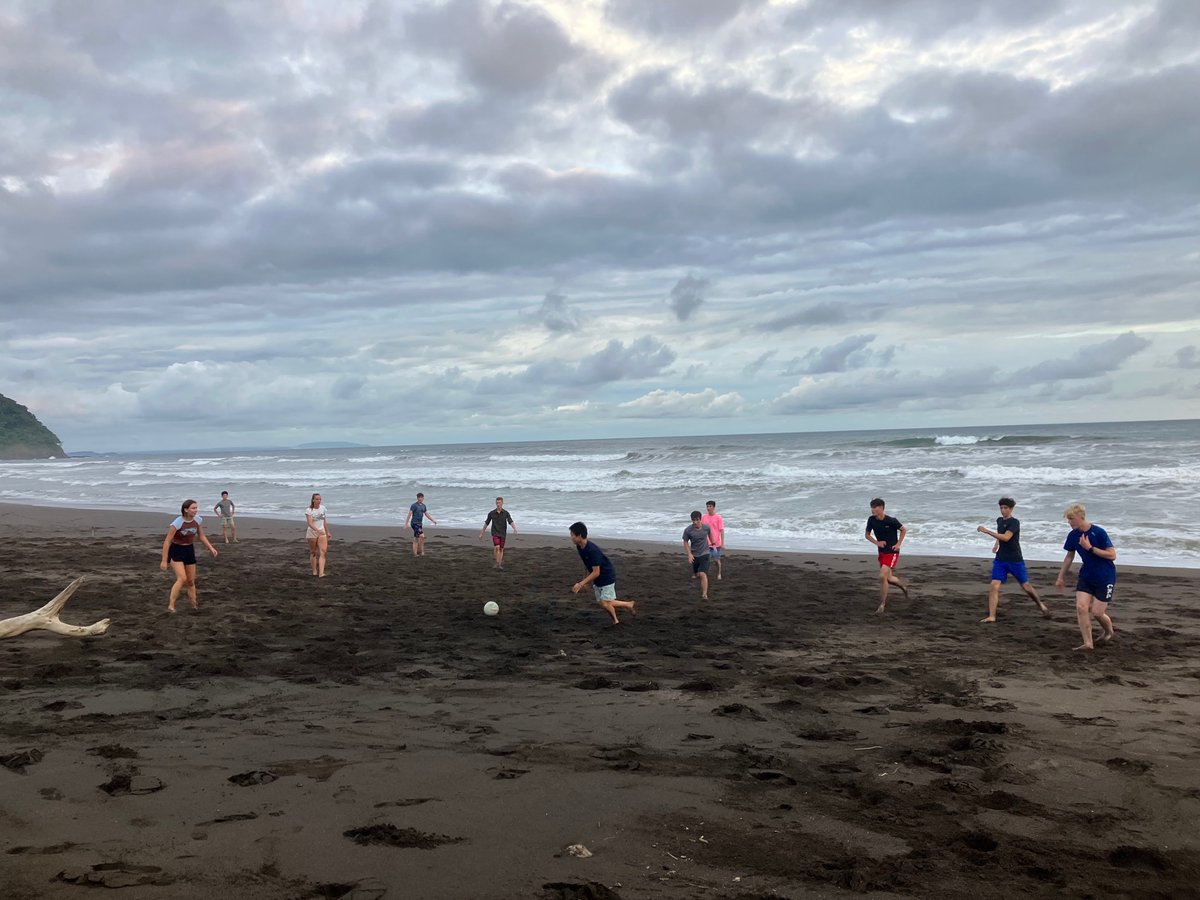 Today got turtlely! In the afternoon we picked up litter from the beach. We then proceeded to beat our American friends 4-3 in a game of beach football! On our night patrol we saw a turtle laying her eggs. When the turtle left we saved the eggs from pesky raccoons. <a href="/TAExpeditions/">True Adventure</a>