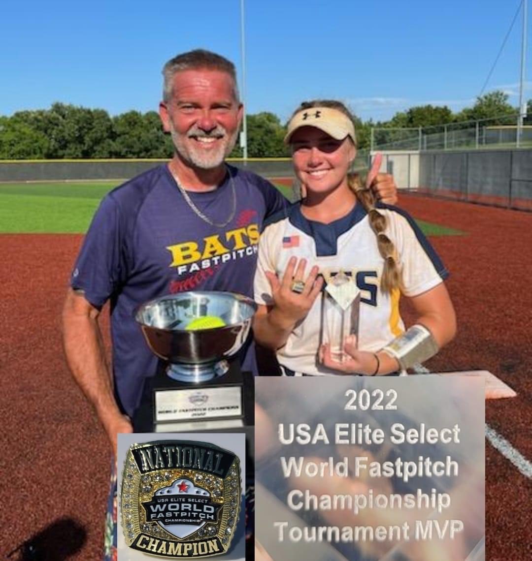 Check out this stat line at the USSSA World Fastpitch Championships tournament in Kansas City for <a href="/UEAthletics_SB/">UE Softball</a> future <a href="/brookevoss2023/">Brooke Voss</a> 
26 AB, .5️⃣0️⃣0️⃣ BA, 13 H, 3 2B, 3️⃣ HR 🧨 , GS, 11 R, 2️⃣0️⃣ RBI, OPS 1.495, SLG .962 🏆