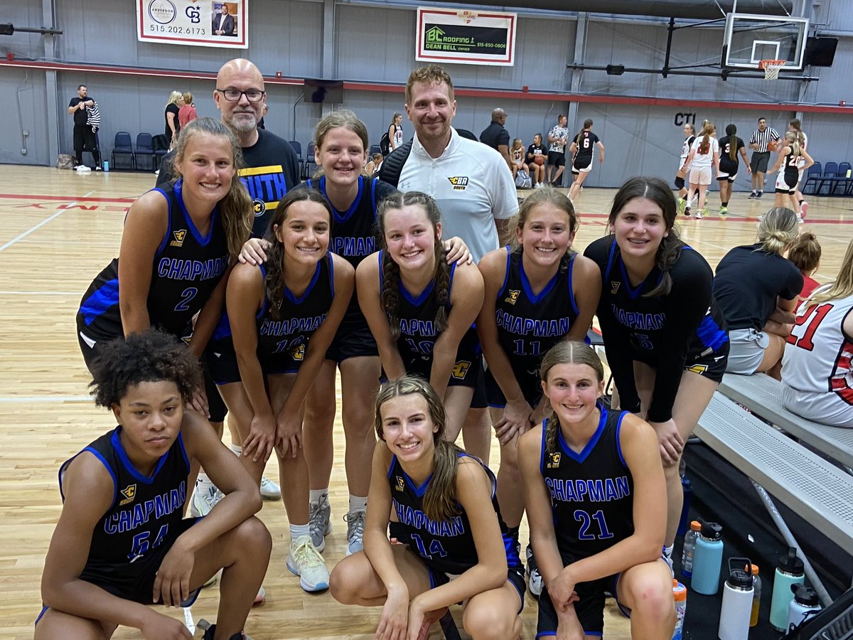 Dan Cowell (@dodecowbell) on Twitter photo These ladies opened pool play 2-0 today at the Tournament of Champions Summer Finale in Des Moines. Their lock down D, ball movement, and transition offense are a lethal combo. Keep it rolling Chapman South U15 Black! <a href="/CoachPJDoherty/">Patrick Doherty</a> <a href="/BLerret/">Brian Lerret</a> <a href="/cba_south/">CBA_South</a> These ladies opened pool play 2-0 today at the Tournament of Champions Summer Finale in Des Moines. Their lock down D, ball movement, and transition offense are a lethal combo. Keep it rolling Chapman South U15 Black! <a href="/CoachPJDoherty/">Patrick Doherty</a> <a href="/BLerret/">Brian Lerret</a> <a href="/cba_south/">CBA_South</a>