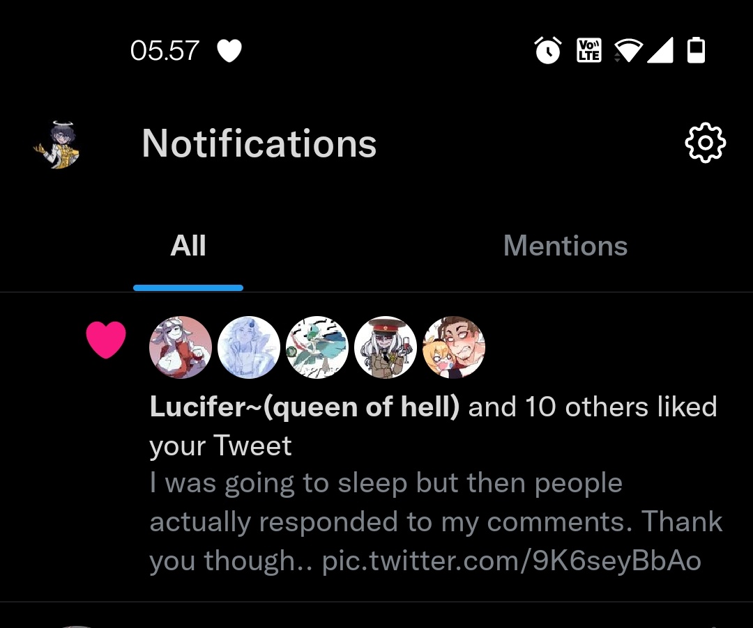 First if thank you all. And second wow
 Even the queen of hell liked my weird sleep schedule post. <a href="/LuciferIsLove1/">Sanguinius</a>  thank you!