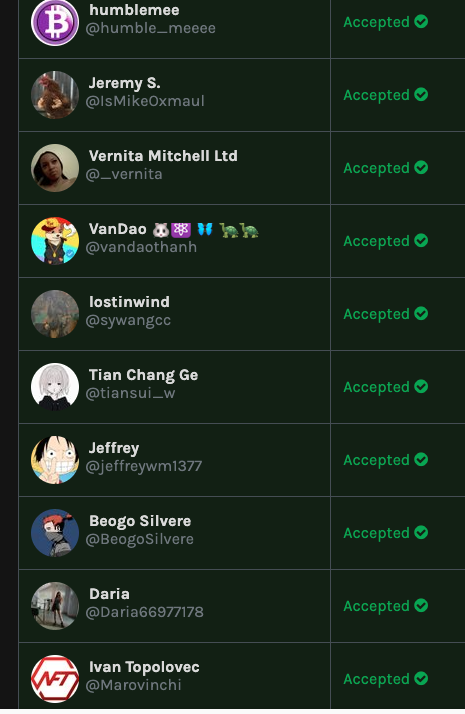 DaRottstarZ's tweet photo. Congrats to all the winners!! Please reply with your ETH wallet addy to receive your prize!! 
Thank you all for playing, keep you eyes open for more!! @humble_meeee
@IsMikeOxmaul @_vernita @vandaothan @sywangcc @tiansui_w @jeffreywm1377 
@BeogoSilvere @daria66977178 @Marovinchi https://t.co/wOQHTqymKd