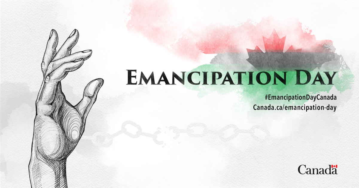Racism and discrimination have no place in Canada. On August 1, Canada commemorates #EmancipationDay, marking the 1834 abolition of slavery across the British Empire.
Learn more: canada.ca/en/canadian-he…
