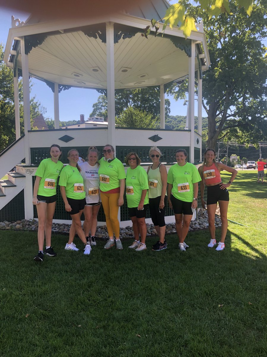 Ran a 5k to support our town and was lucky enough to do it with coworkers!!!  Yay <a href="/SNIS_CT/">Sarah Noble School</a>
