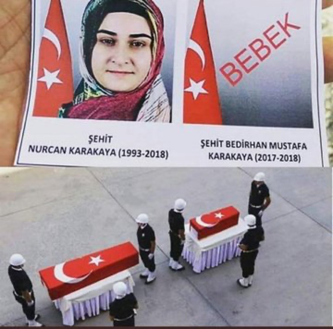 Bugün 31 Temmuz, PKK’lı alçak teröristler 2018’de, 11 aylık Bedirhan bebek ve annesini bomba şehit etti. Mekanları cennet olsun.
Sözde demokrat, insan hakları savunucularından dört yıldır tek söz duydunuz mu?
Şehitlerimizi, teröristleri ve yardakçılarını unutmayacağız..