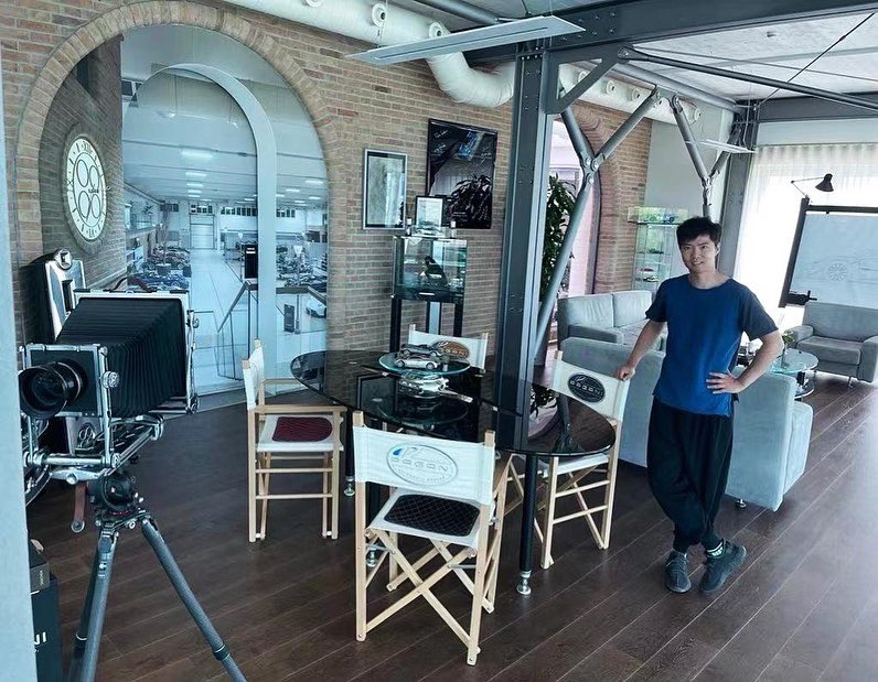 Visiting the new venue in Pagani, Italy