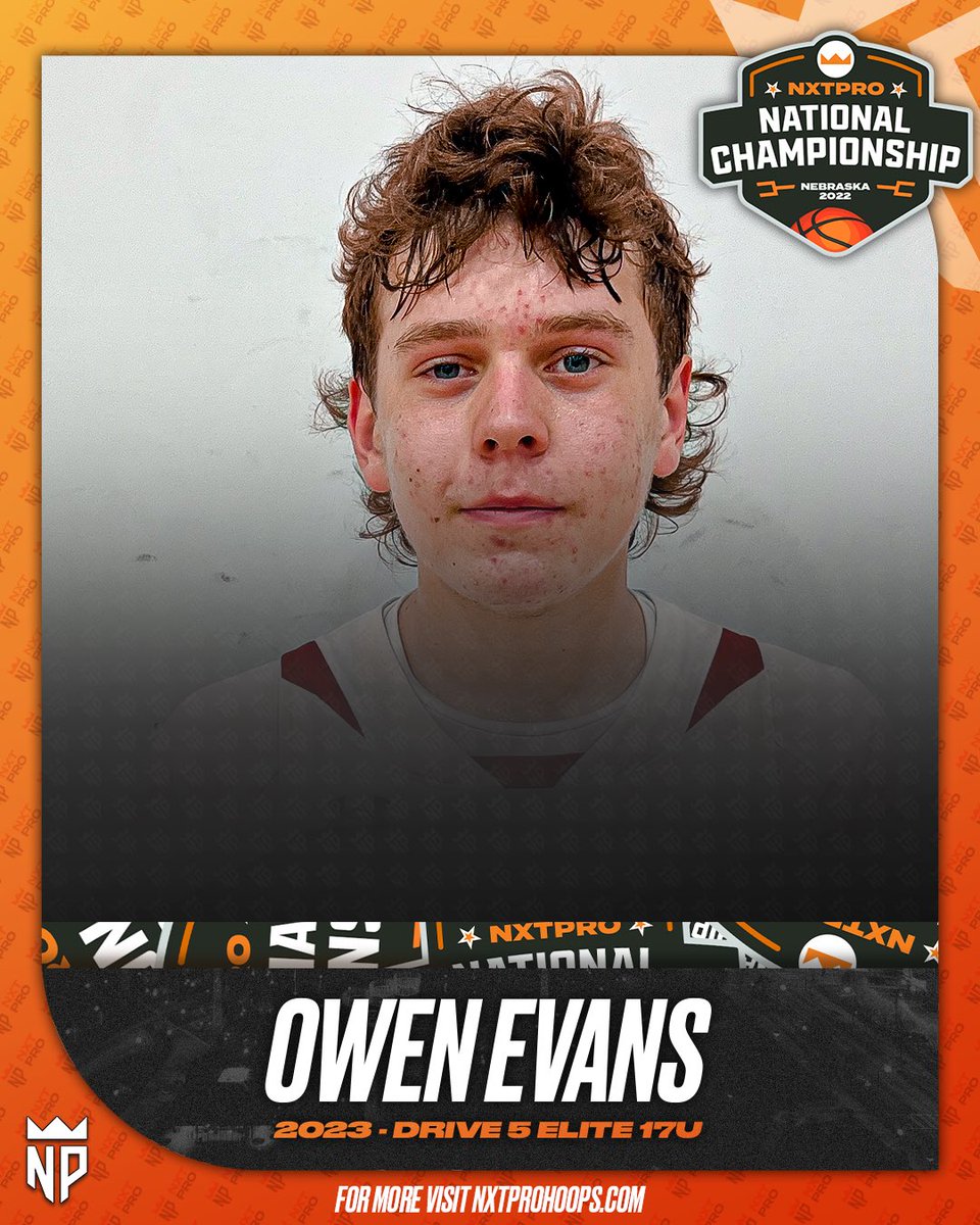 Player of the Game 

Owen Evans 
Drive 5 Elite 17u
2023
<a href="/OwenEvans1234/">Owen Evans</a>
@Drive5Sports

Owen was a great creator for his squad 💪