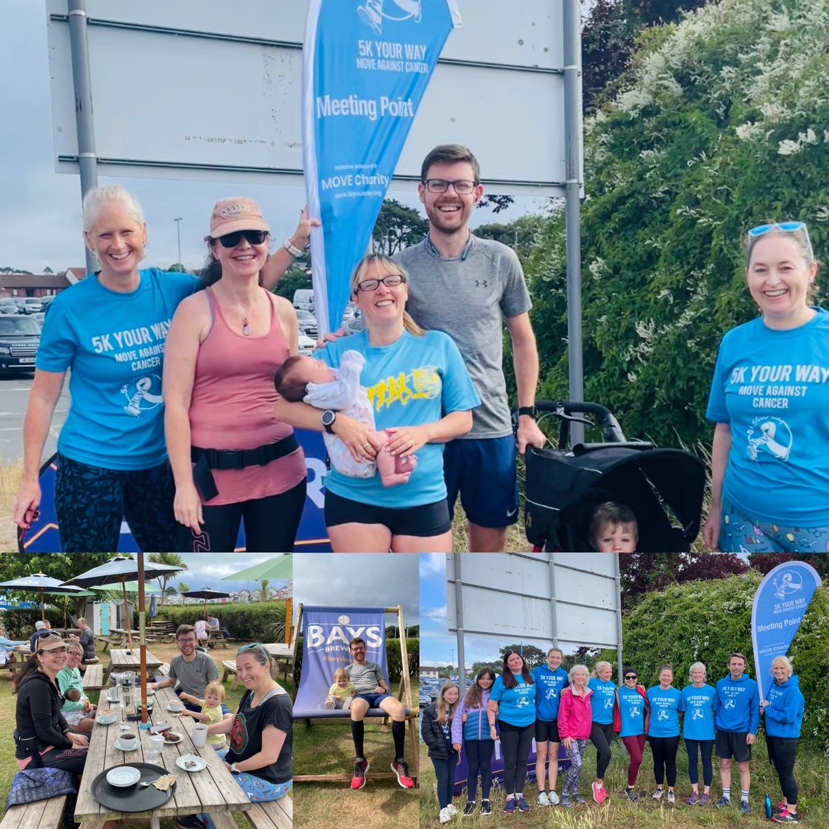 Select <a href="/Torbay5kyw/">Torbay 5k Your Way</a> team today but newest member #3months recruited 😃 🥰 Today was a chatty <a href="/cancer5kYourWay/">5k Your Way, Move Against Cancer</a> sharing with other <a href="/parkrunUK/">parkrun UK</a> #torbayveloparkrun folk why we are so passionate about this ❤️. Thank you @ #Cantinagoodrington for refuelling us ☕️ 🧁