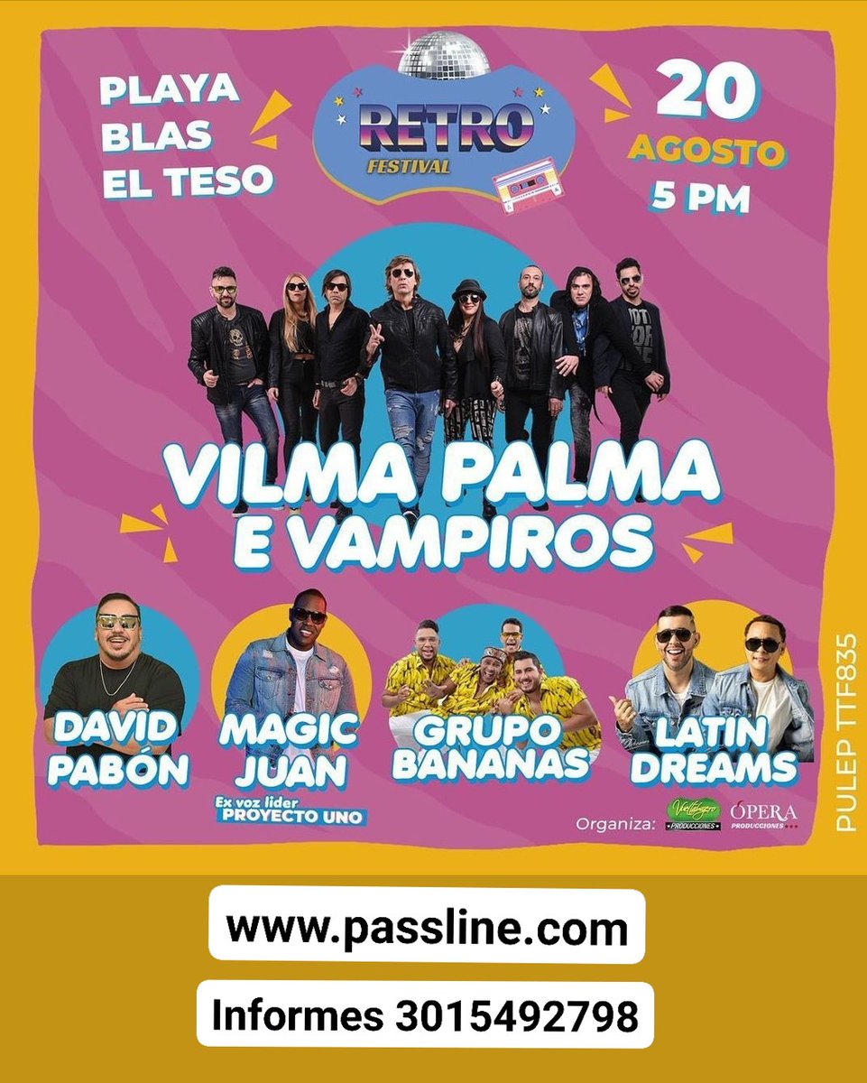 Cartagena! Nos vemos el 20 de Agosto. #YSeguimosBateandoDeHomeRun