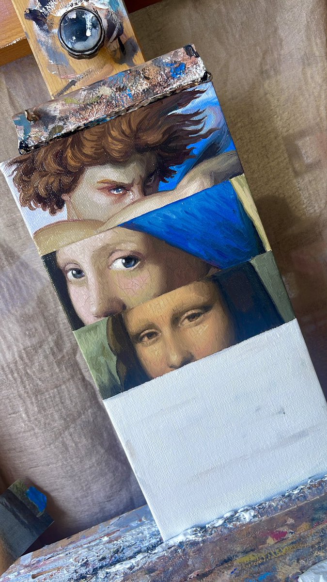 Painting famous eyes until the canvas is filled, who shall I do next?